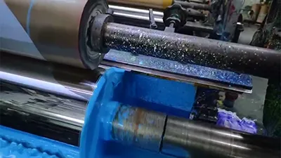 CC-67 Carbon Steel Doctor Blade in Operation
